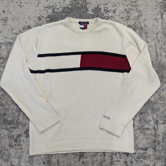 Tommy Jeans Vintage Oversized Japan Sweater Men's medium - Picture 1 of 8